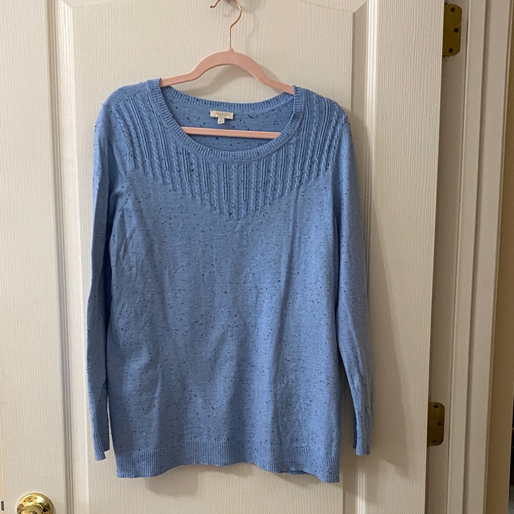 Talbots Speckled Blue Sweater